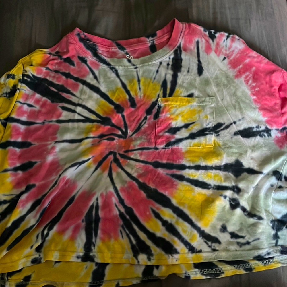 Tie-dye crop top